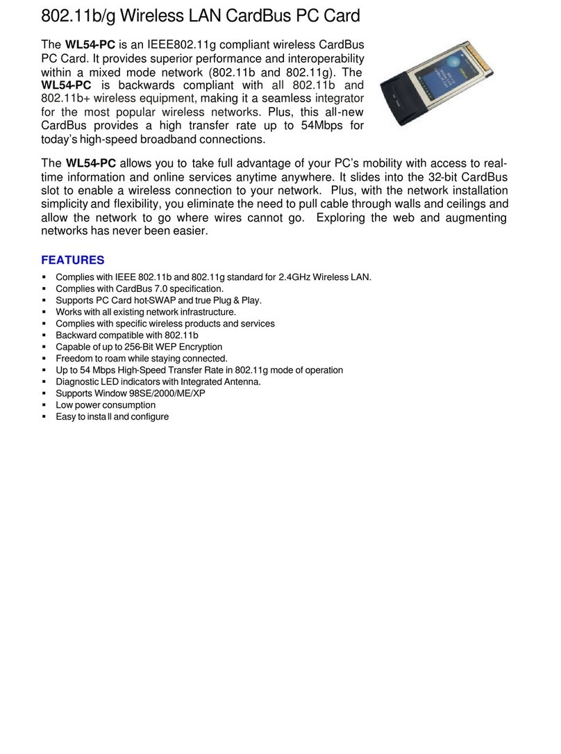 AmbiCom WL54-PC User manual