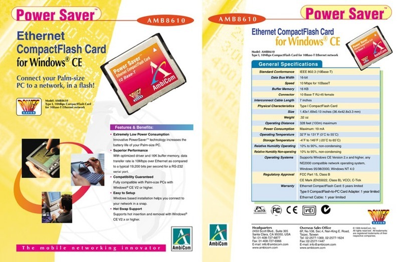 AmbiCom Power Sawer AMB8610 User manual