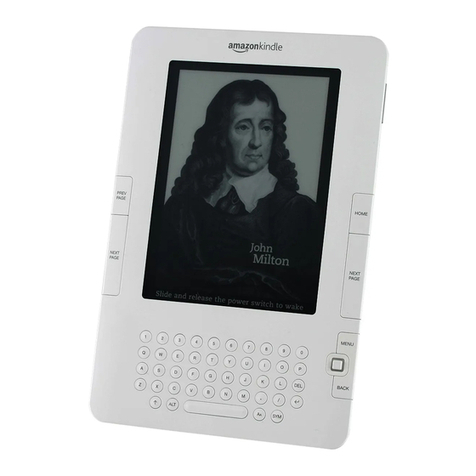 Amazon Kindle Kindle 2 User manual Amazon Kindle Kindle 2 User manual