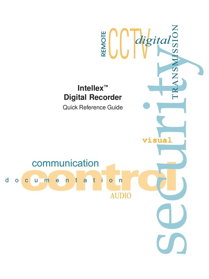 American Dynamics Intellex Digital Recorder Quick reference guide