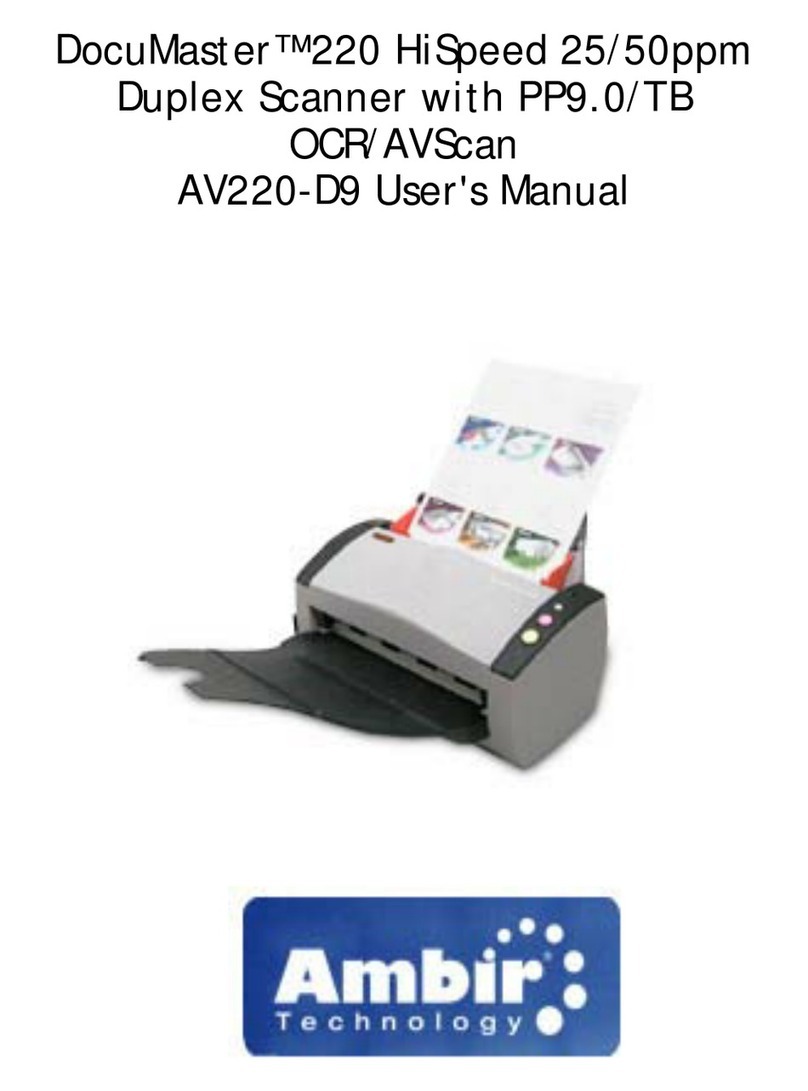 Ambir AV220 User manual