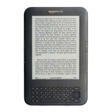 Amazon Kindle Kindle Keyboard 3G quick start guide