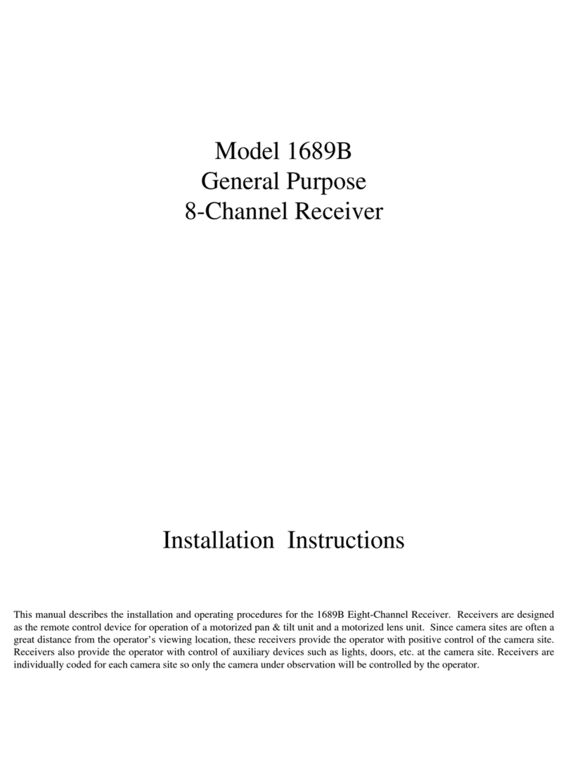 American Dynamics AD1689B installation instructions