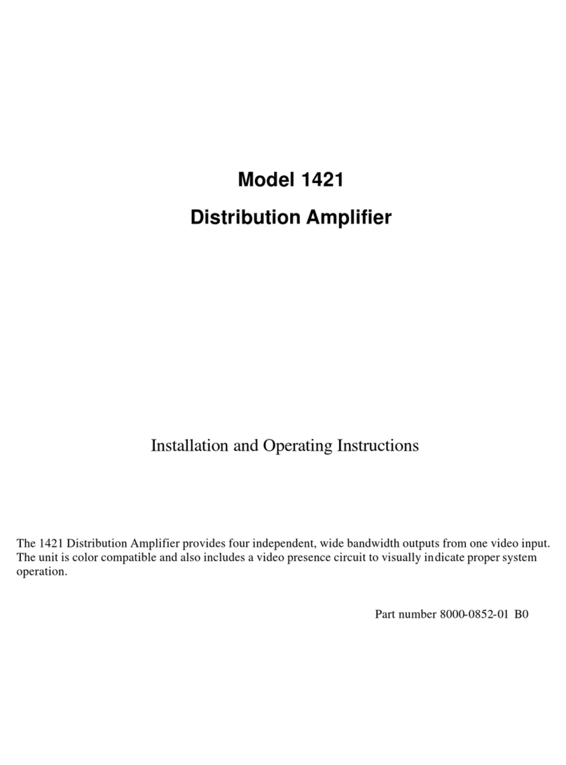 American Dynamics AD1421 Installation and operating instructions