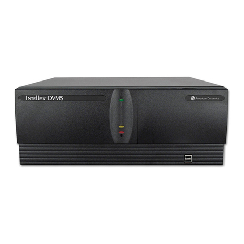 American Dynamics Intellex Intellex DVMS User manual American Dynamics Intellex Intellex DVMS User manual