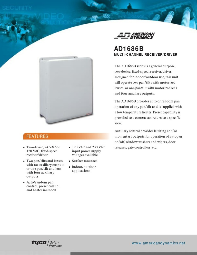 American Dynamics AD1686B Specifications