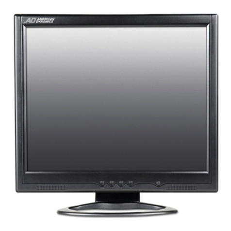 American Dynamics AD9615V User manual