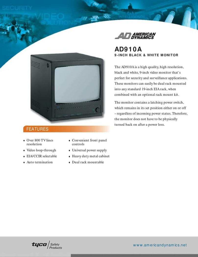 American Dynamics AD910A User manual