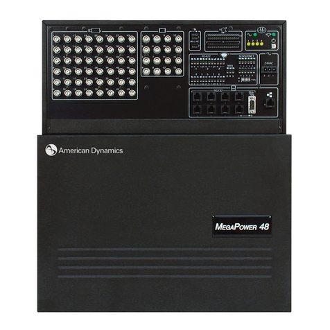 American Dynamics ADTTE Operator's manual