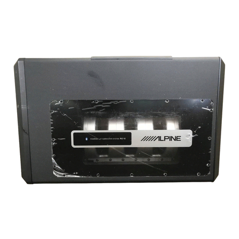 Alpine PLT-5 User manual