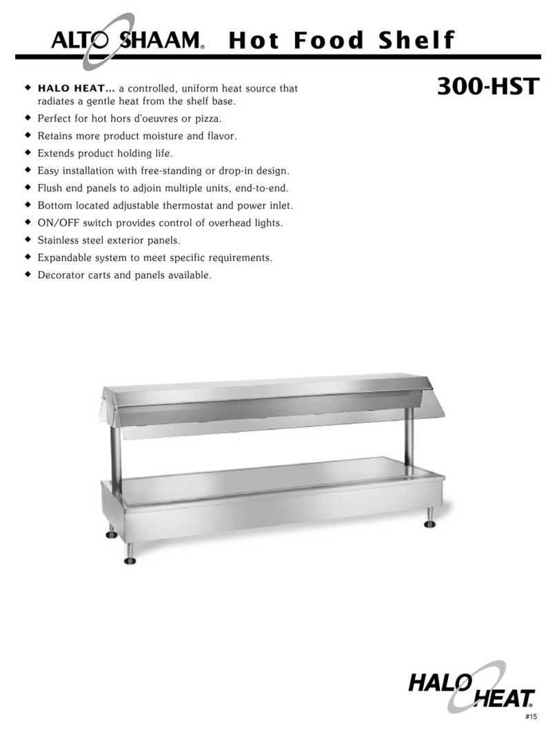 Alto-Shaam HALO HEAT 300-HST Specification sheet