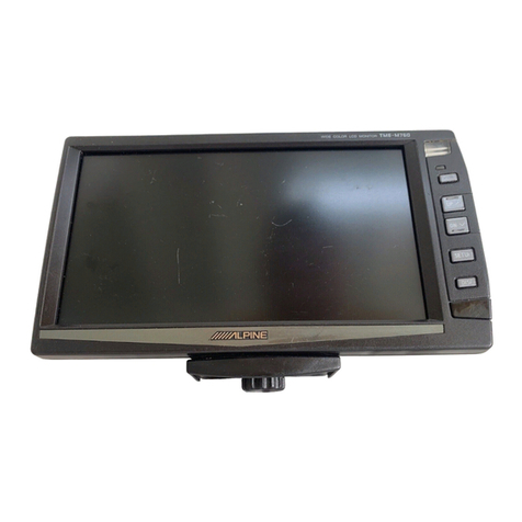 Alpine TME-M760 User manual Alpine TME-M760 User manual