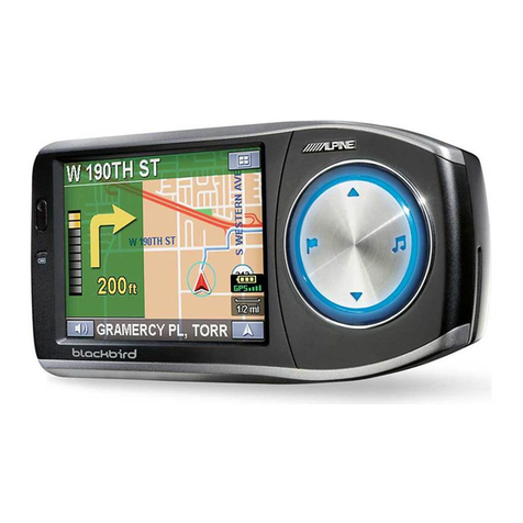 Alpine PMD-B100 - Blackbird - Automotive GPS... User manual
