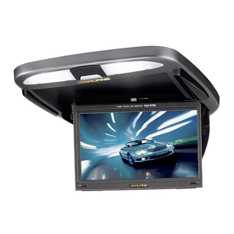 Alpine TMX-R705 User manual Alpine TMX-R705 User manual