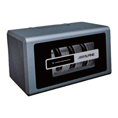Alpine PLV-7 User manual