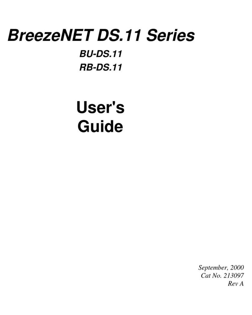Alvarion BreezeNET DS.11 Configuration Utility user guide