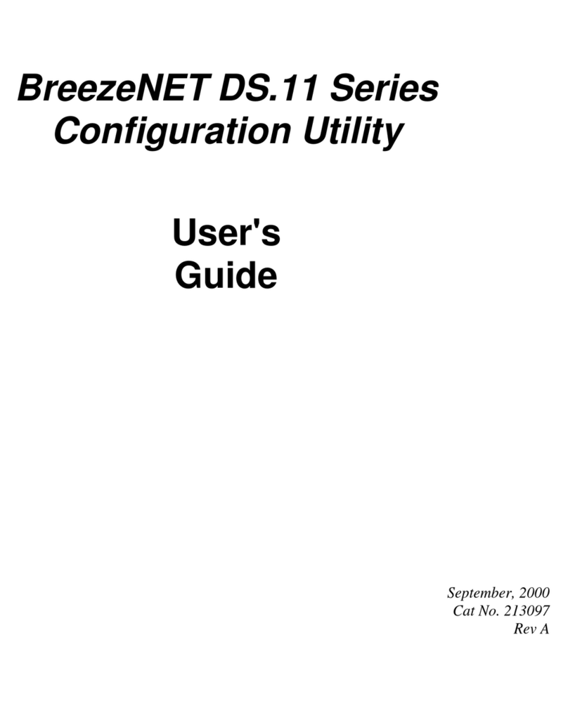 Alvarion BreezeNET DS.11 Configuration Utility user guide