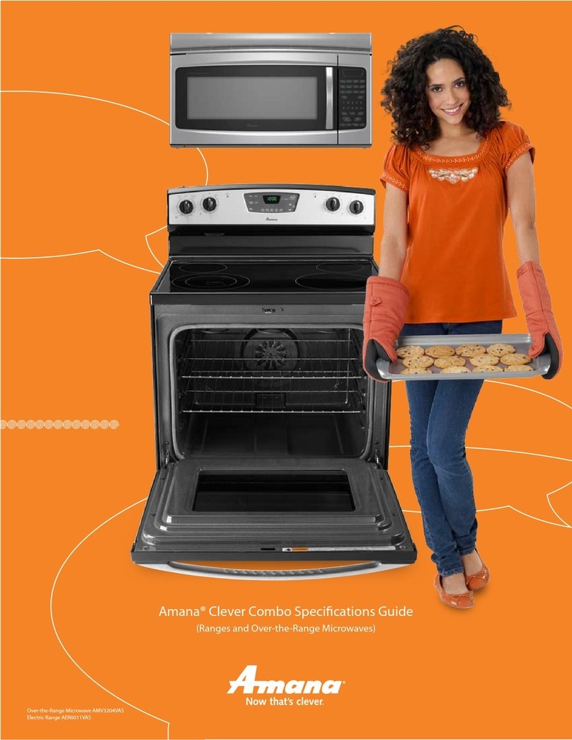 Amana AER5844VA Specifications