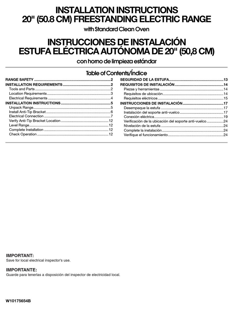 Amana AEP200VA User manual