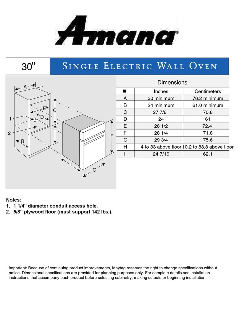 Amana AEW4530D User instructions