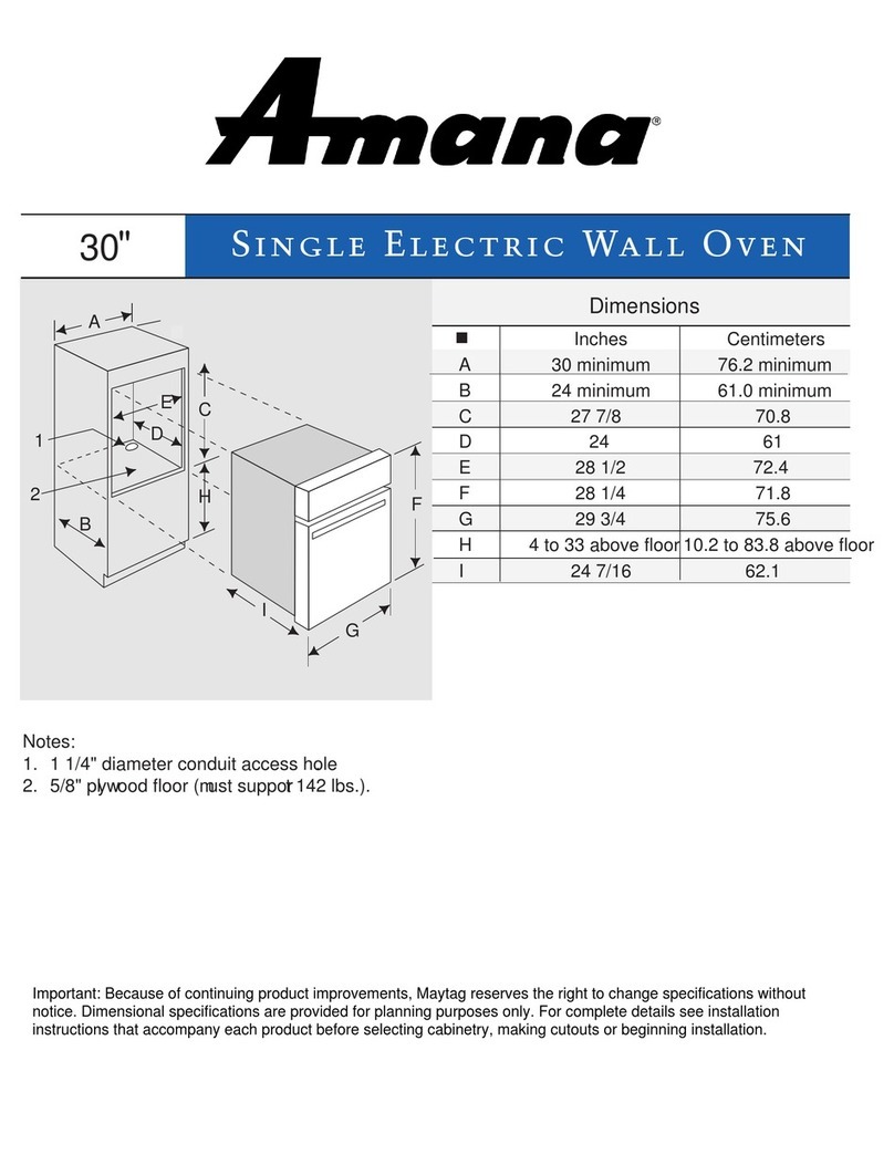 Amana AEW3530D User instructions