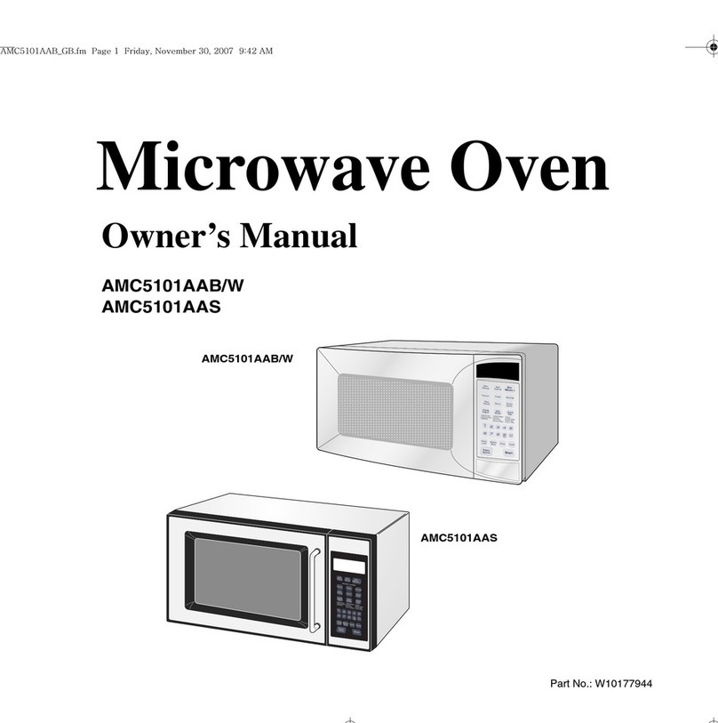 Amana AMC5101 User manual Amana AMC5101 User manual