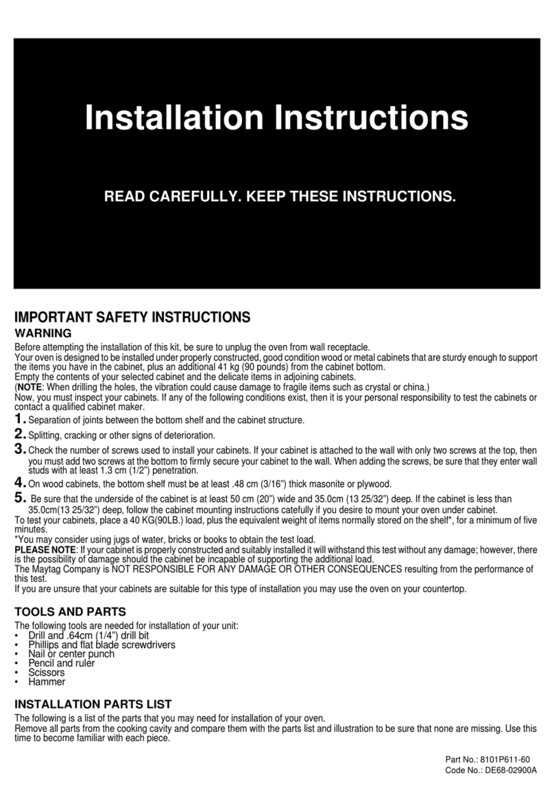 Amana AMC4080AA User manual