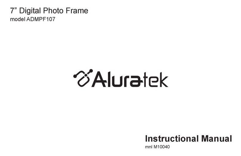 Aluratek ADMPF107 Operating and maintenance manual