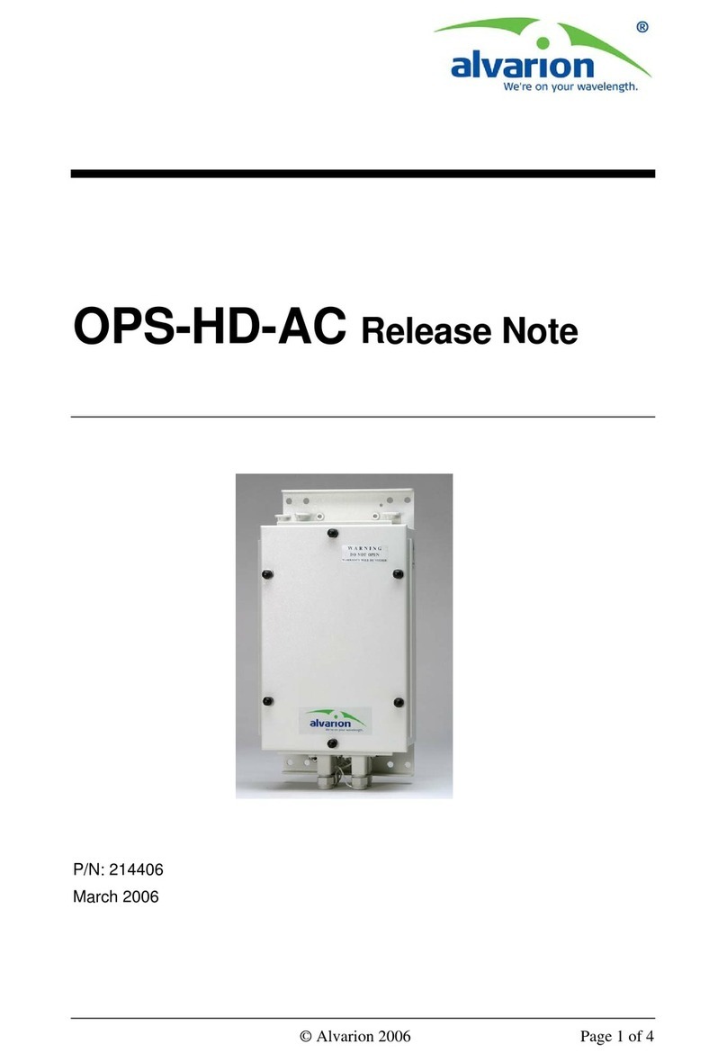 Alvarion OPS-HD-AC Instruction Manual