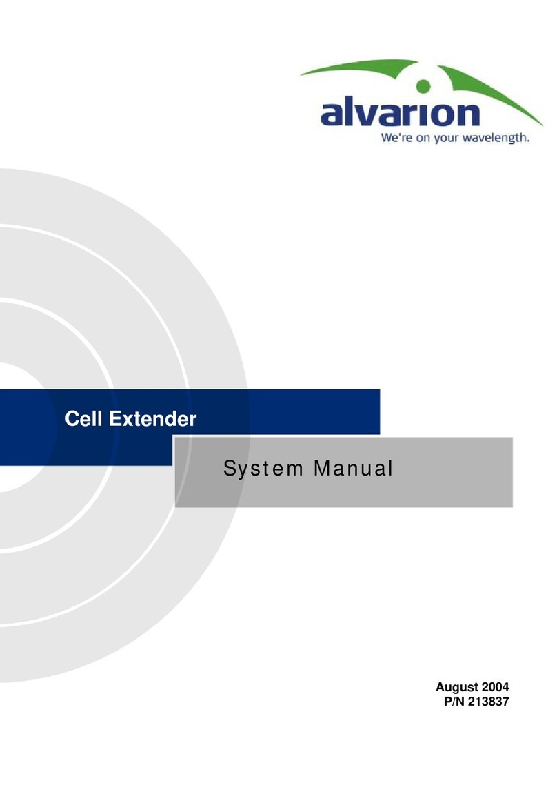 Alvarion BreezeACCESS II CX System manual