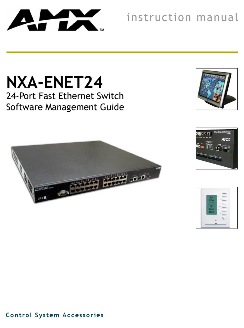 AMX NXA-ENET24 instruction manual