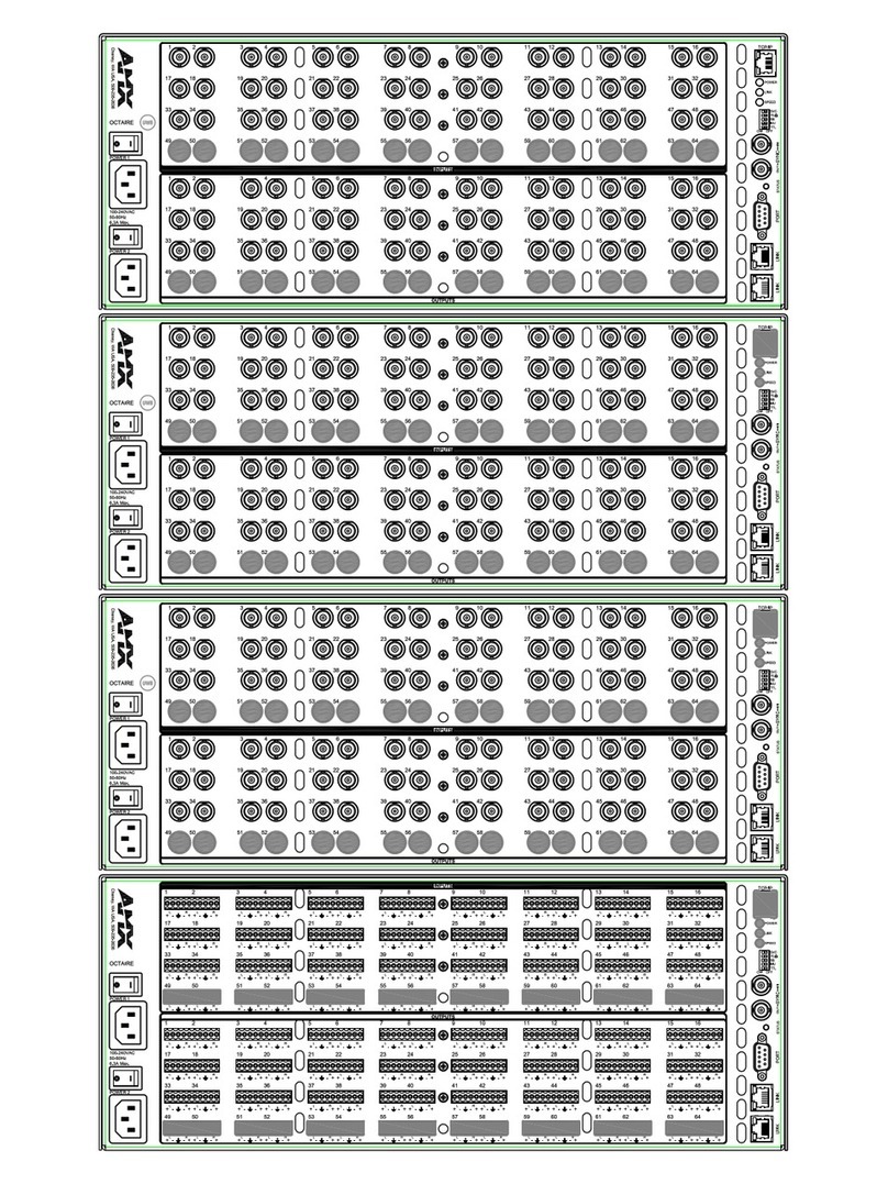 AMX AVS-OCT-4848-367 Instructions and recipes