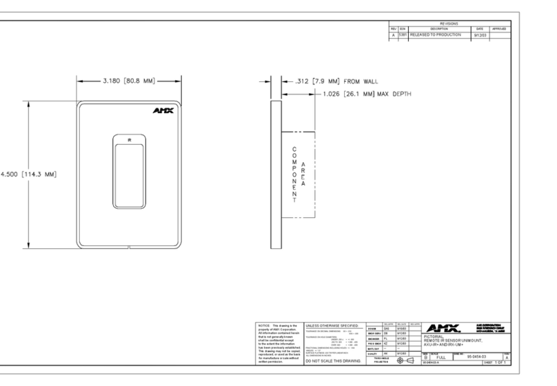 AMX AXU-IR Plus Specifications