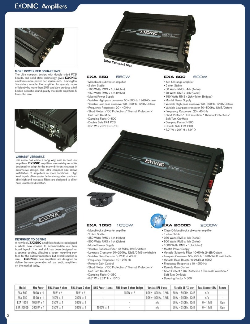Exonic EXONIC EXD 6805 Specifications