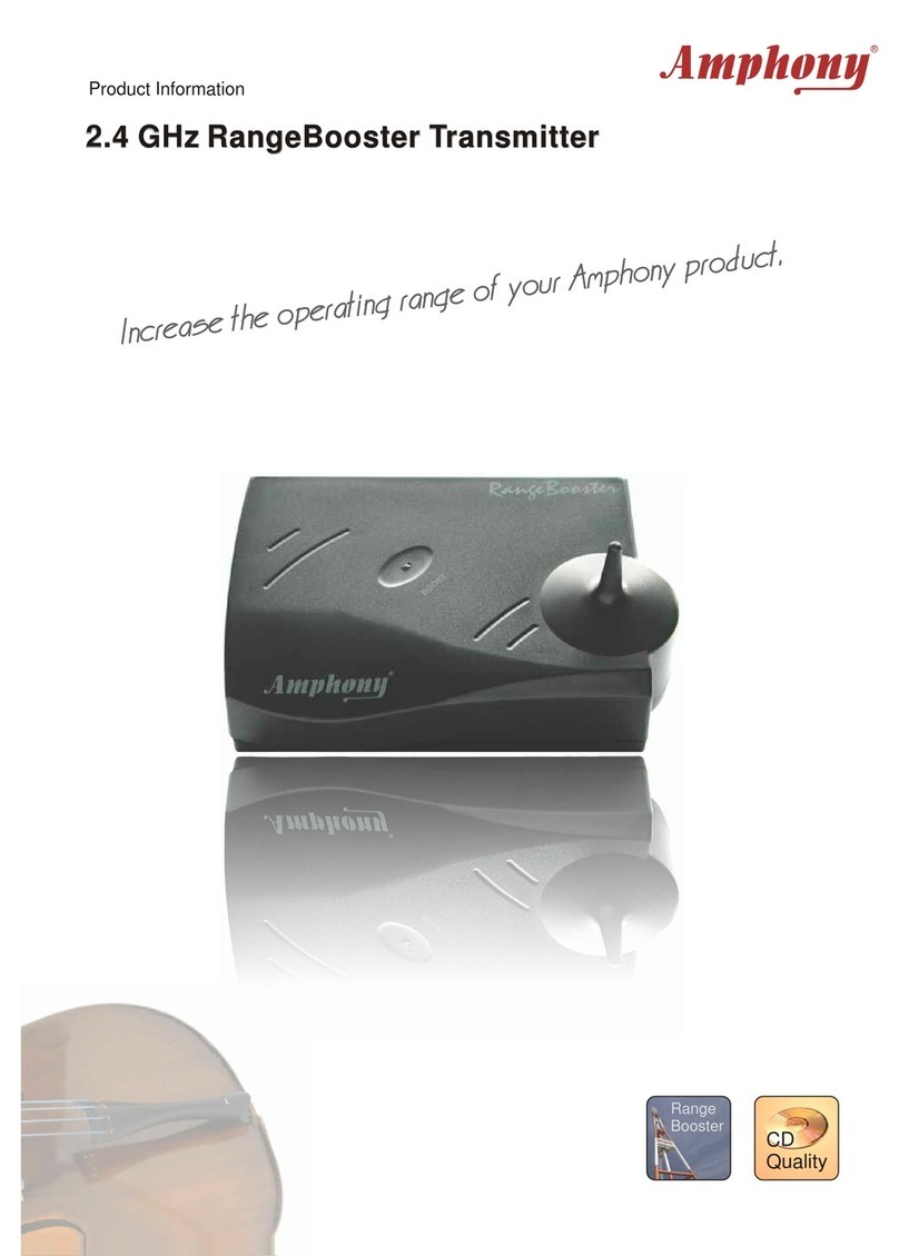 Amphony T1000 User manual