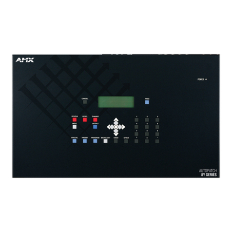 AMX AutoPatch 8Y-3000 User manual