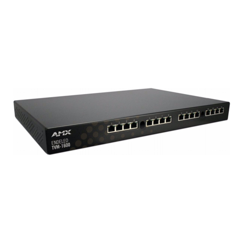 AMX Endeleo TVM-1600 User manual