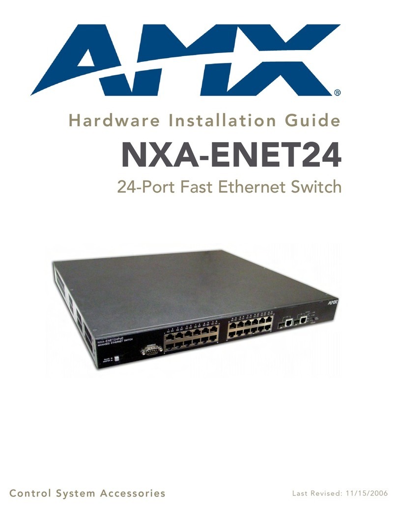 AMX NXA-ENET24 Manual