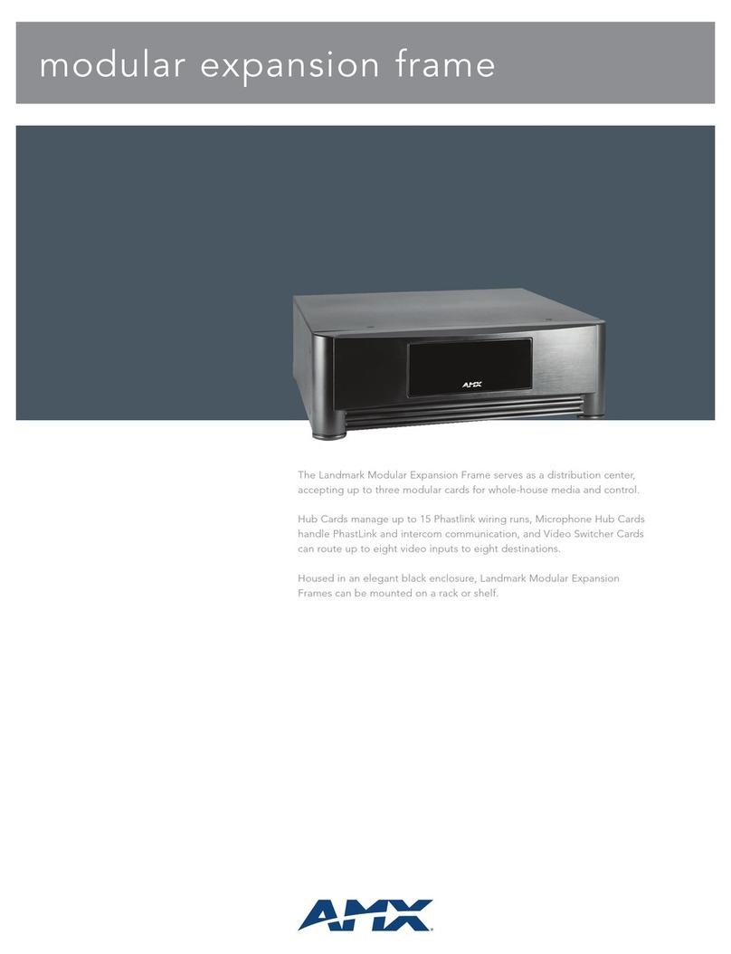 AMX PLH-VS8 User manual