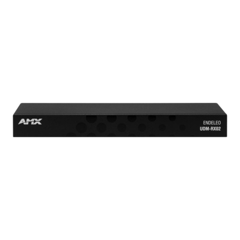 AMX Endeleo Multi-Format Receiver UDM-RX02 Parts list manual