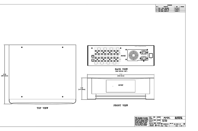 AMX PLB-AS8 User manual