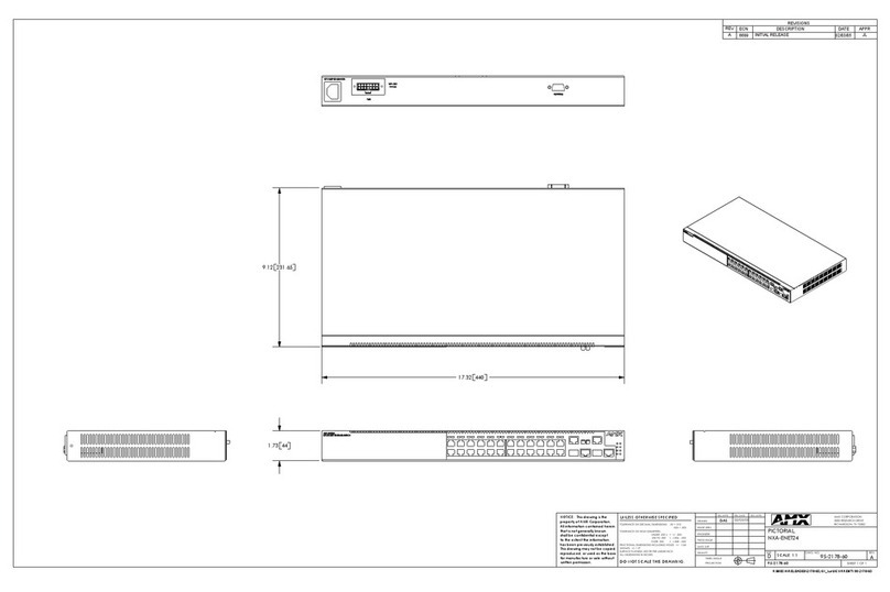 AMX NXA-ENET24 User manual AMX NXA-ENET24 User manual
