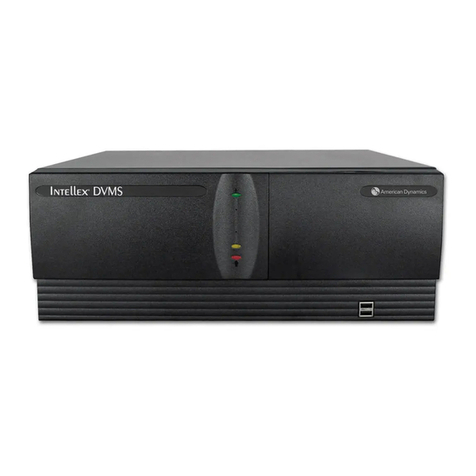 American Dynamics Intellex DV16000 Installation and operation manual