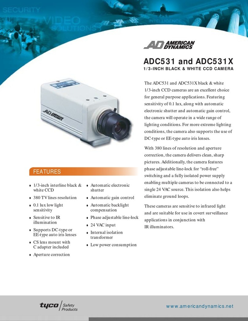 American Dynamics ADC531 User manual American Dynamics ADC531 User manual