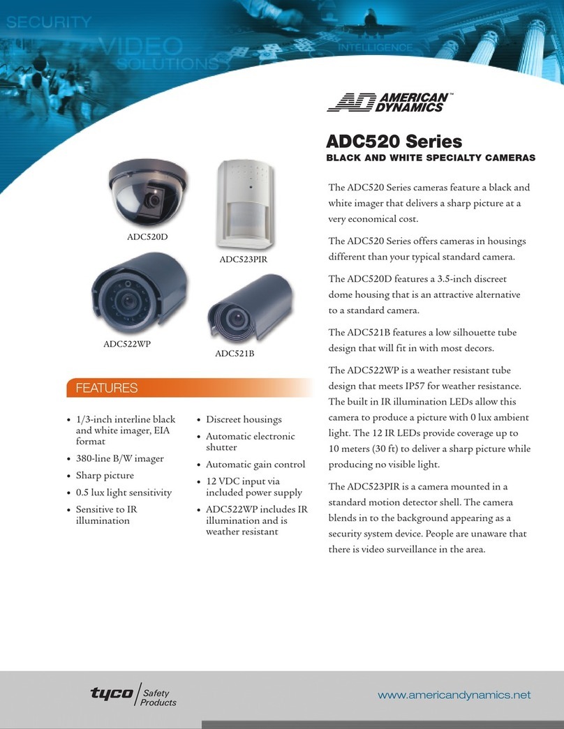 American Dynamics ADC520D User manual American Dynamics ADC520D User manual
