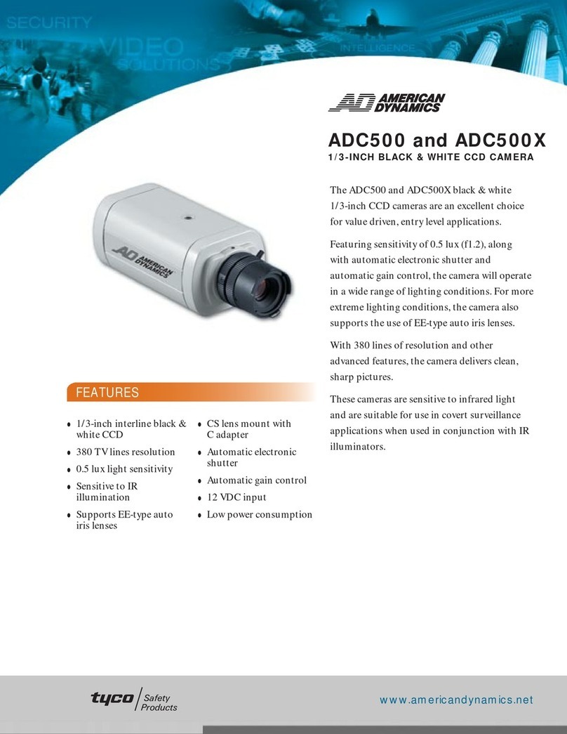 American Dynamics ADC500 User manual