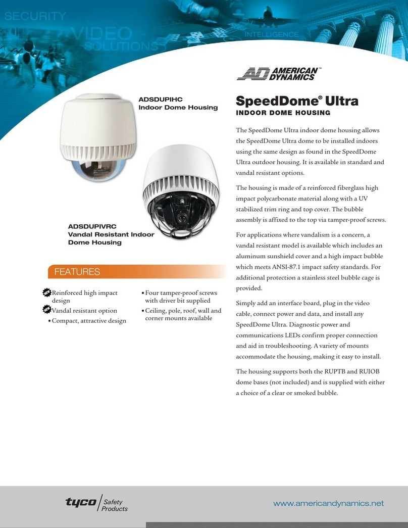 American Dynamics ADSDUPIHC specification American Dynamics ADSDUPIHC specification