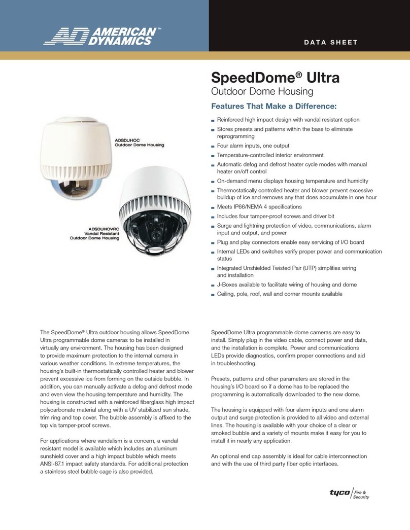 American Dynamics ADSDUHOC User manual