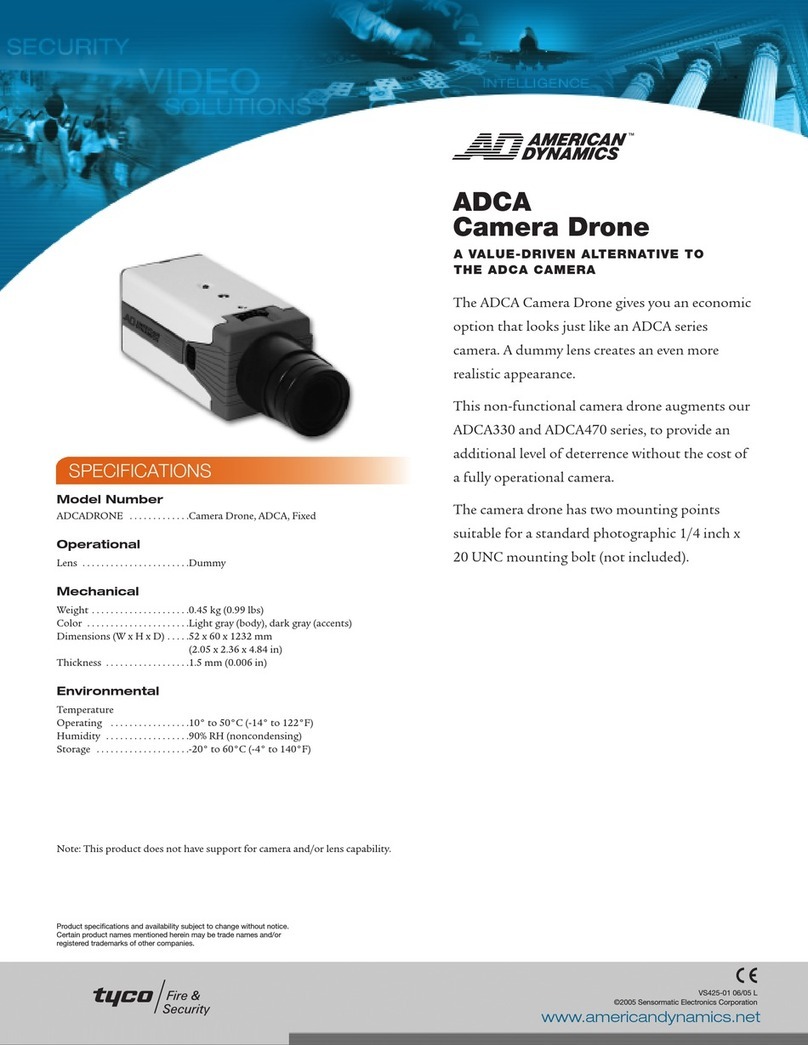 American Dynamics ADCA330 Specifications