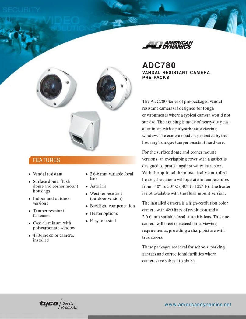 American Dynamics ADC780 Specifications